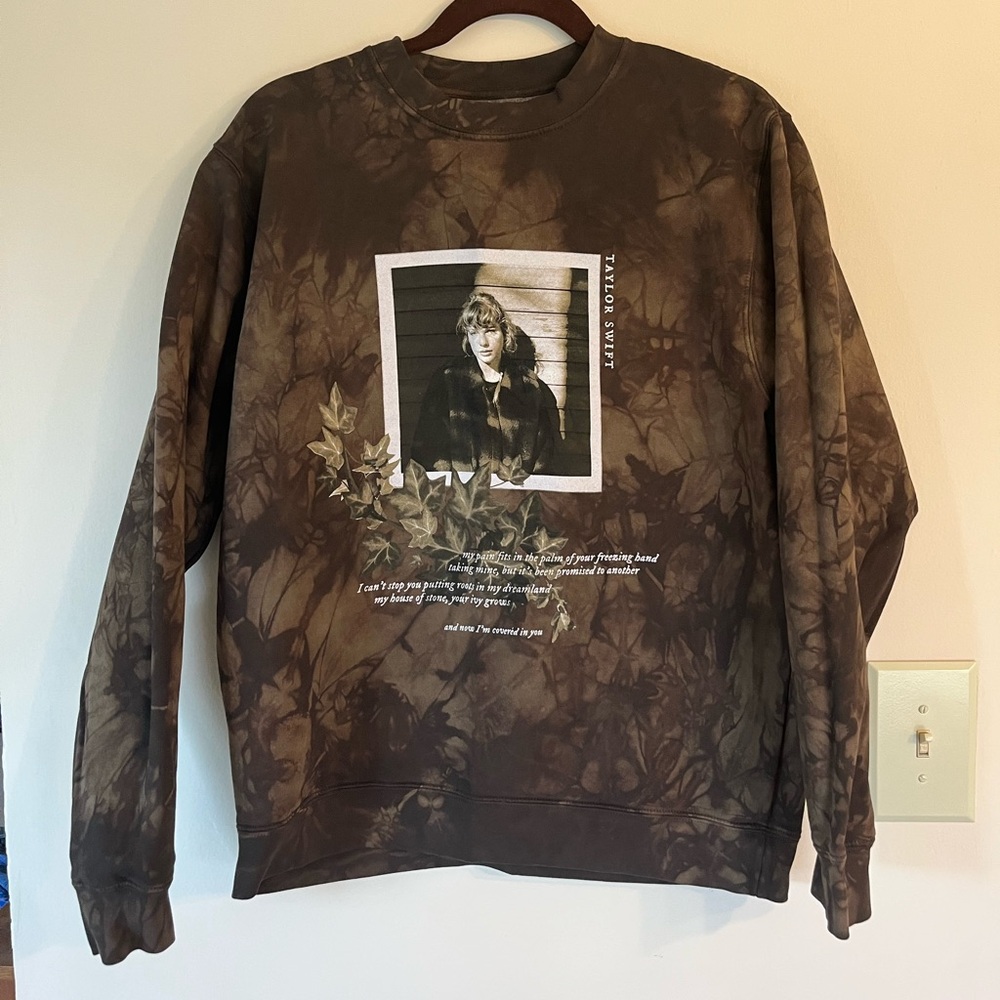 Taylor Swift Evermore (Ivy) Crewneck sweatshirt - Size Large